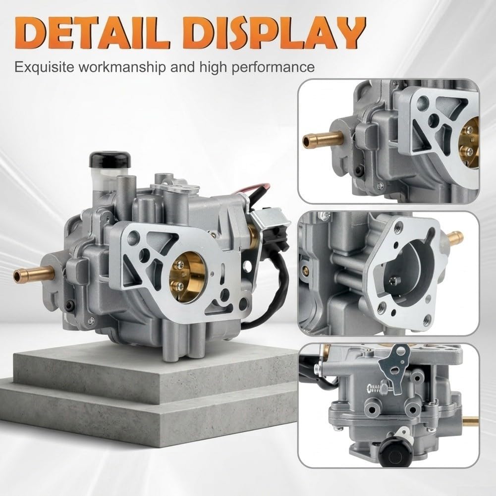 Kit de carburador para cortacésped para motores CH18 CH20 CH22 de 18 HP a 22 HP con juntas adecuadas para equipos de jardín y piezas de repuesto de maquinaria al aire libre, construcción de