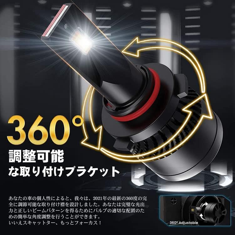 INEX 100W HB3 LED ハイビーム 2個セット 12V 20000ルーメン 6000ケルビン S320/321/330/