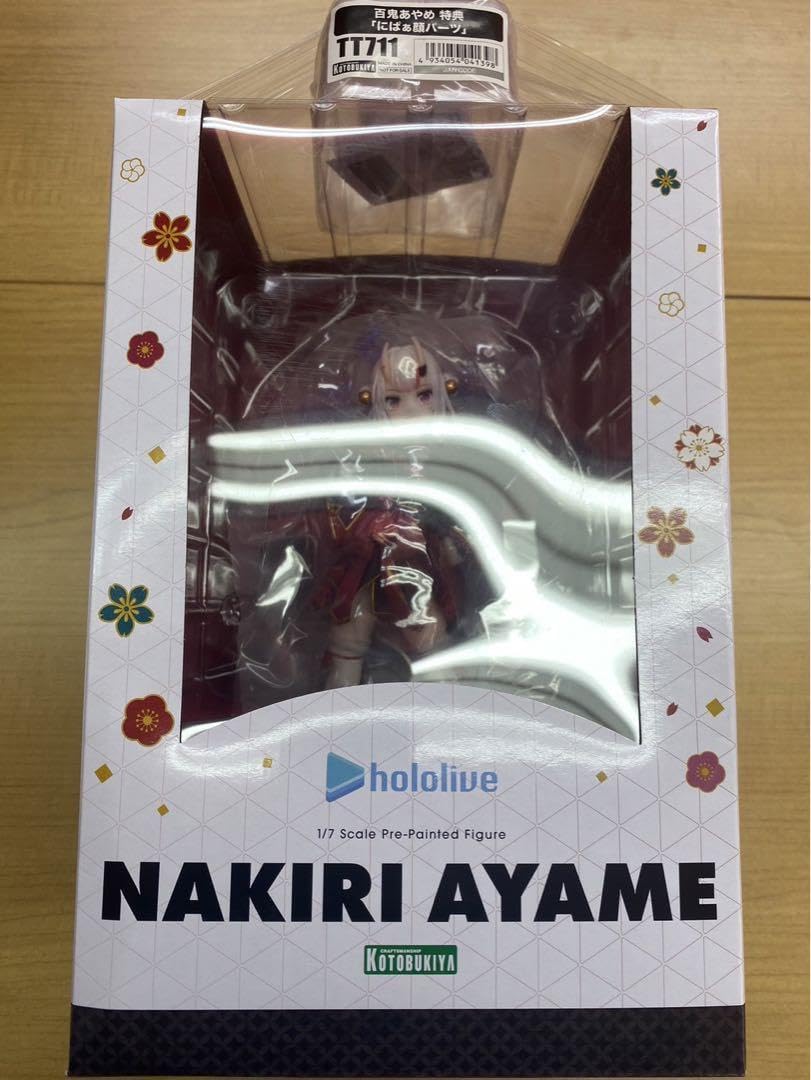 百鬼あやめ 1/7 完成品フィギュア コトブキヤ 特典「にぱぁ顔パーツ」付き コトブキヤ 百鬼あやめ1/7フィギュア 限定にぱぁ顔パーツ付き