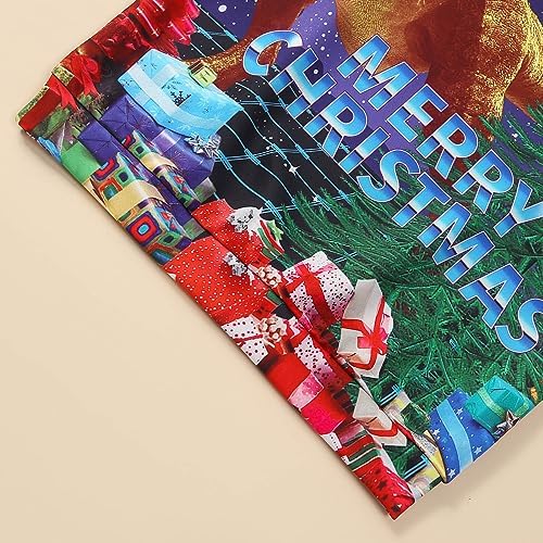 QURYPOMO Boys Girls Ugly Christmas Sweatshirt Kids 3D Funny Xmas Long Sleeve Dinosaurs Pullover Sweater Tops T-Shirt 7 616VQ9KyEXL. AC