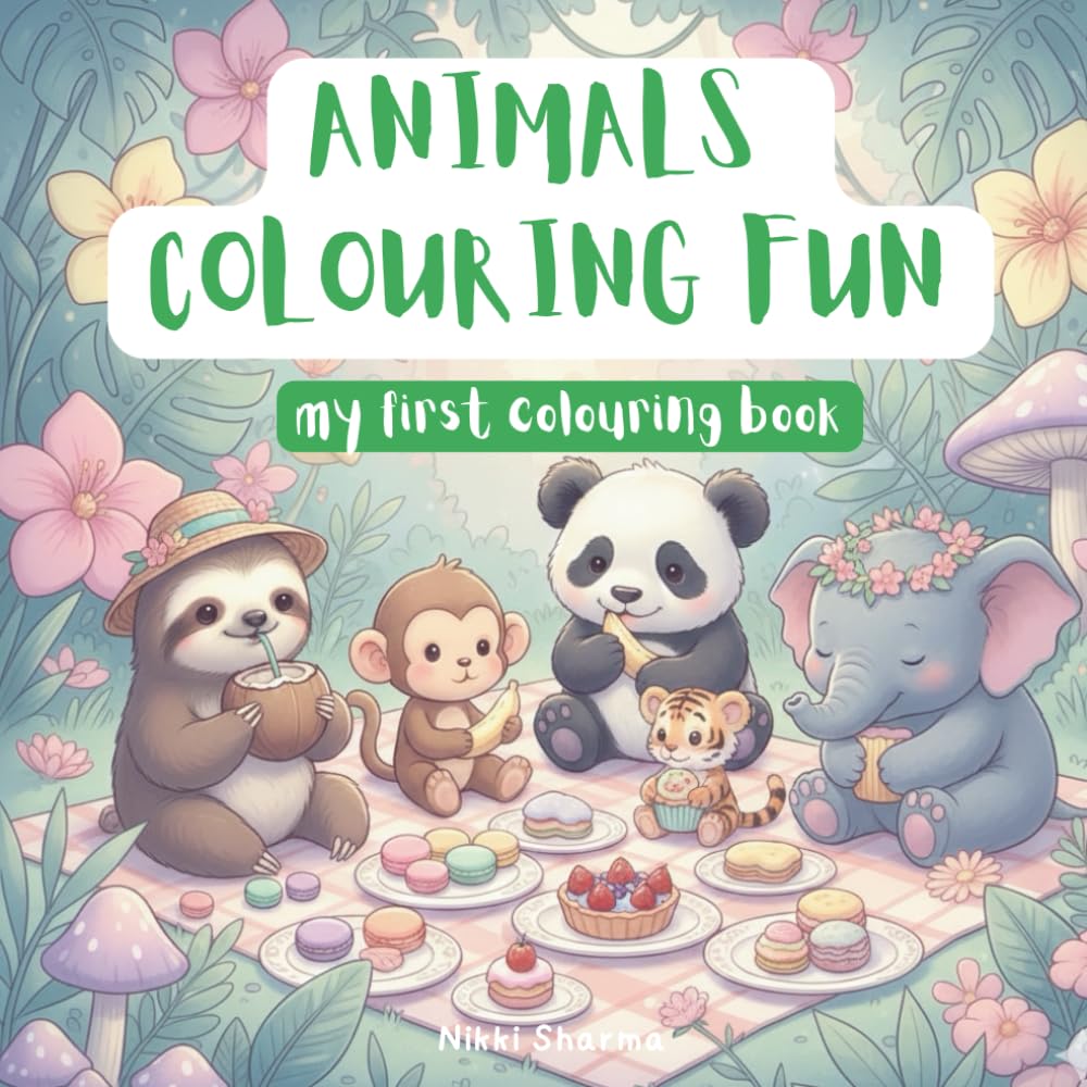Animals colouring fun: My first colouring book (Animals Multiverse (Aniverse))