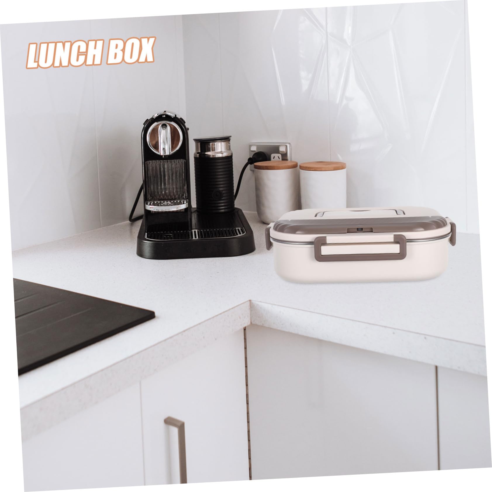 COLLBATH Doppelstöckige Edelstahl Bento Lunchbox Auslaufsicher Brotdose Spülmaschinenfest Vielseitige Aufteilung für Schule Büro Picknick und Reisen