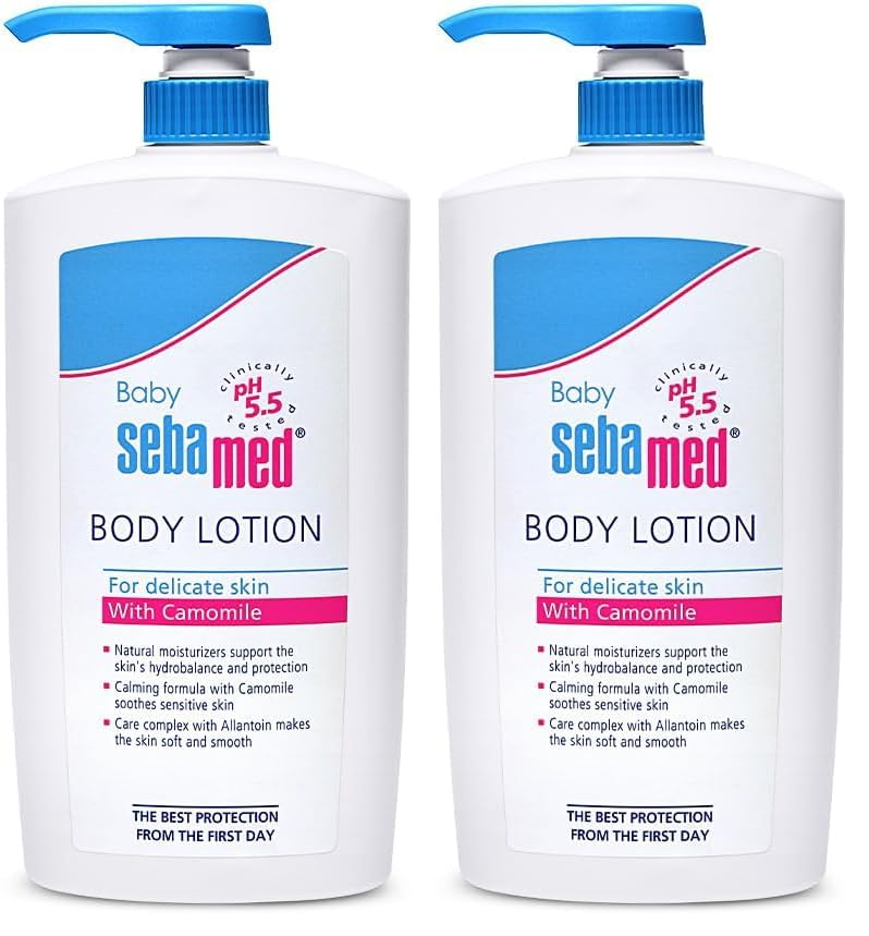Image of Sebamed Baby Body Lotion|pH 5.5|Vegan|750 ml (Pack of 2)