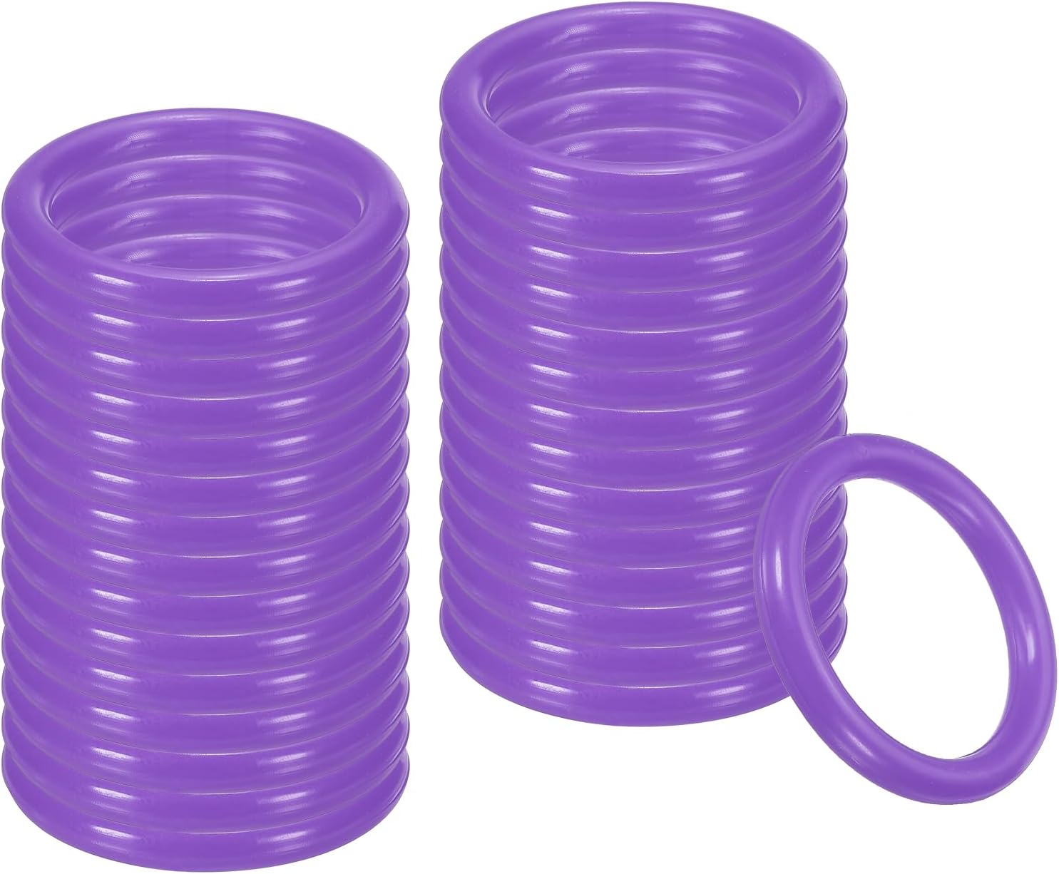 PATIKIL Plastic Ring-Toss Rings for Bottles Carnival Rings Plastic Hoops for Speed and Agility Practice Outdoor Party Favor