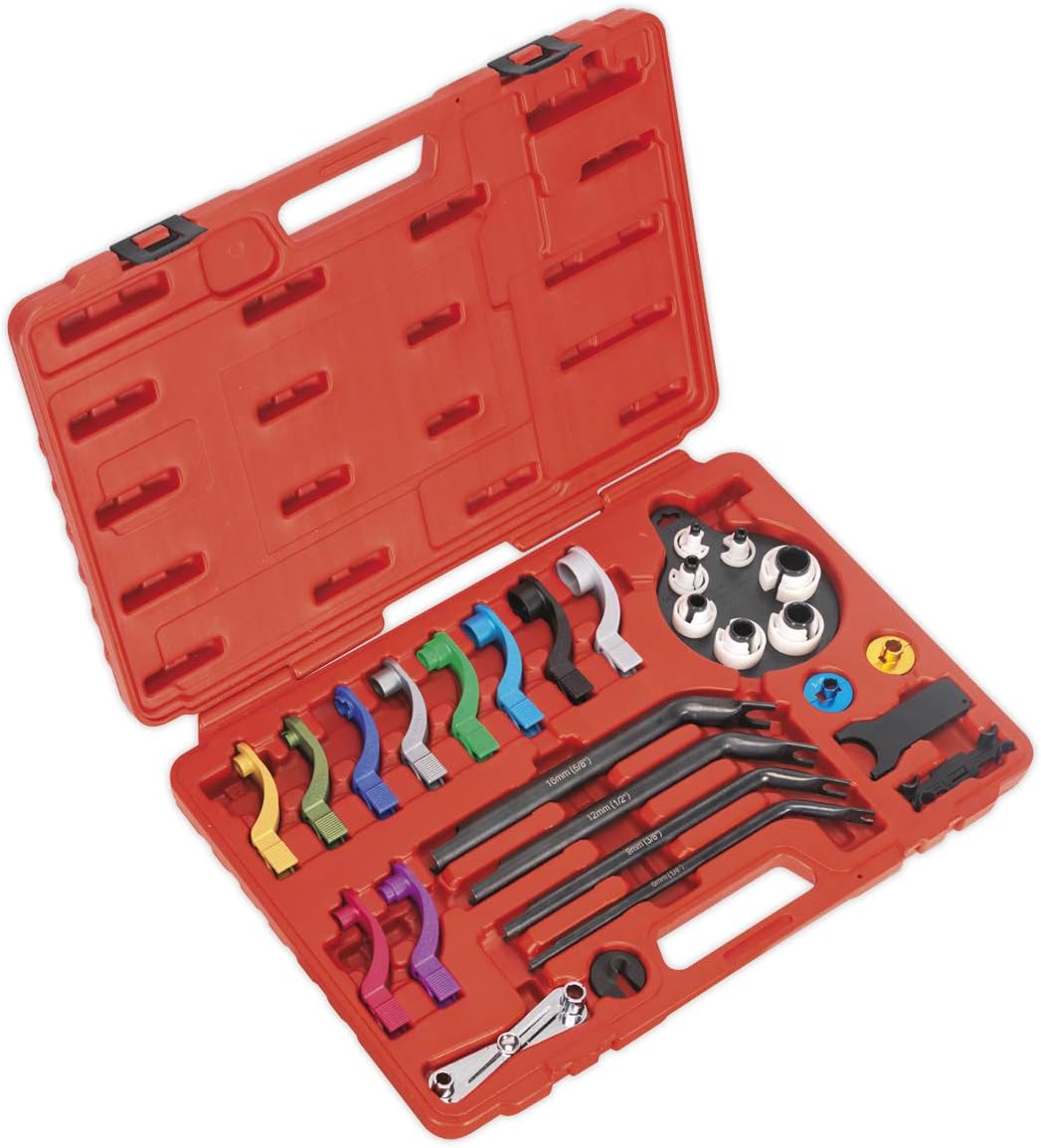 Sealey Fuel & Air Conditioning Disconnection Tool Set 27pc