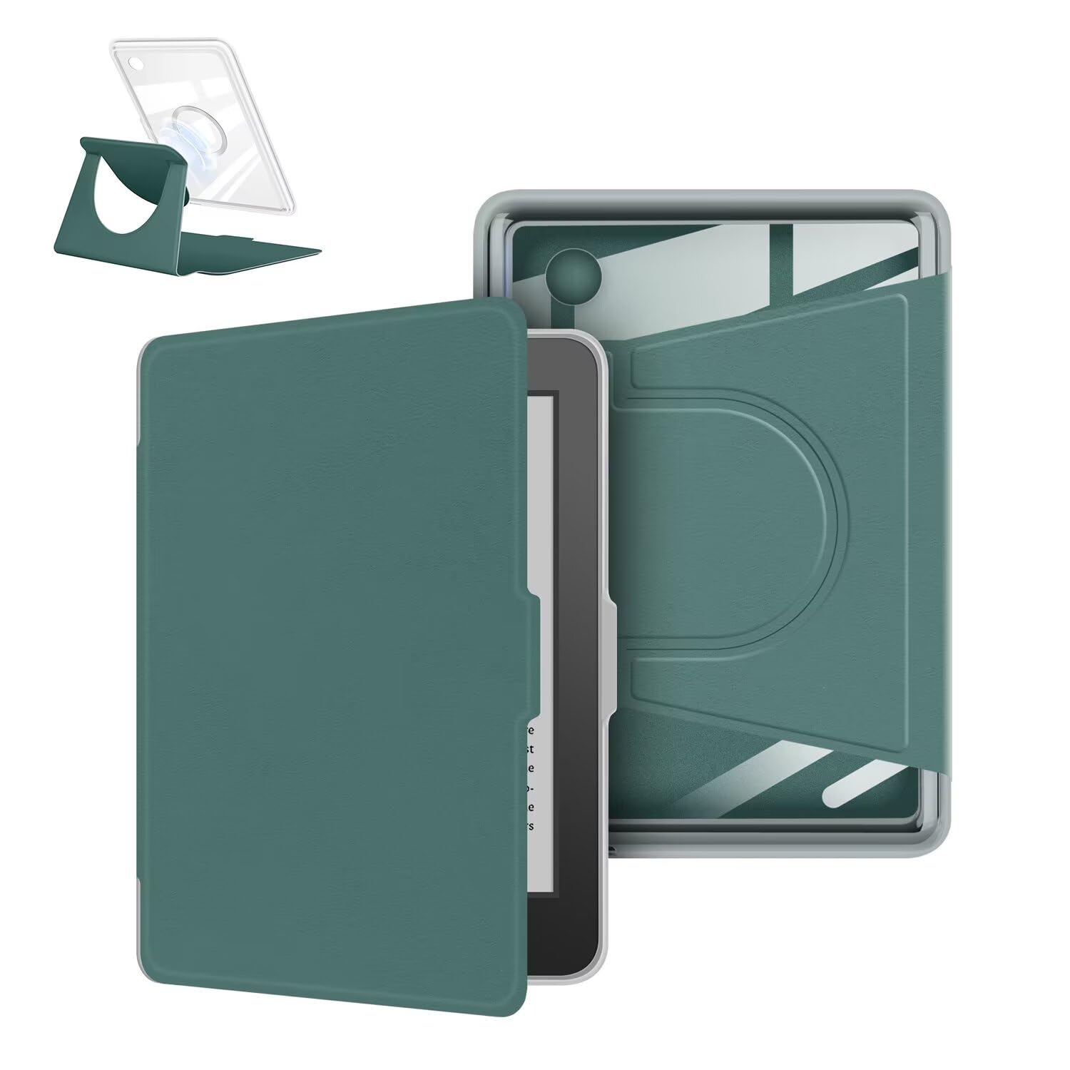 Magnetic Detachable Case Case for 7" Kobo Libra 2 2021 Released, Ultra Clear Soft Flexible Transparent Acrylic Back Cover with Auto Sleep/Wake for Kobo Libra 2 — view 11