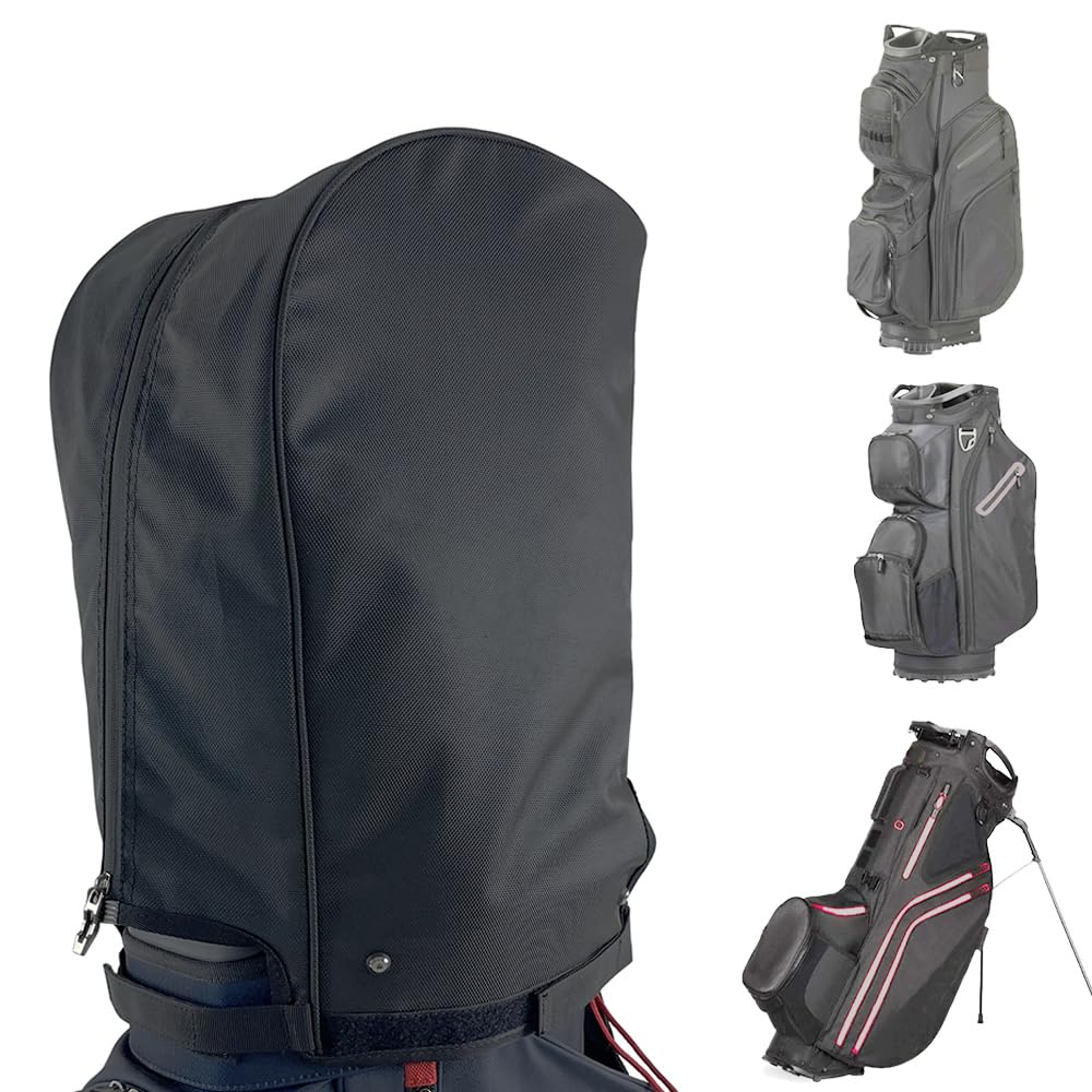 cleveland golf bag rain cover Amazon.com : BOYEA & SKULLEAP Golf Bag Cover rain Cover/Hood Nylon  Waterproof dust Cover Fits Most Golf cart Bags Easy to use Collapsible and  removabl Golf Accessory Gifts (1680D Nylon, Large) :