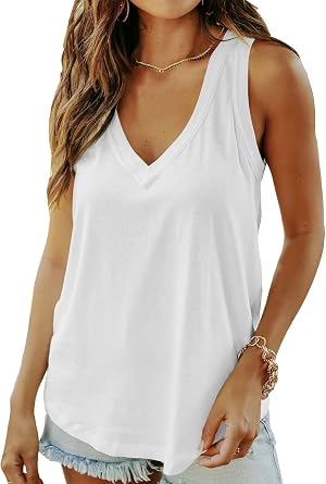 Women Sexy Summer Cami Tank Top Loose Fit Sleeveless Camisole Vests Shirt