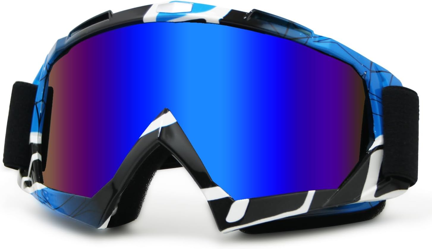 Motorcycle Goggles Dirt Bike Goggles ATV Riding Four Wheeler Offroad Mx Racing Helmet Goggles