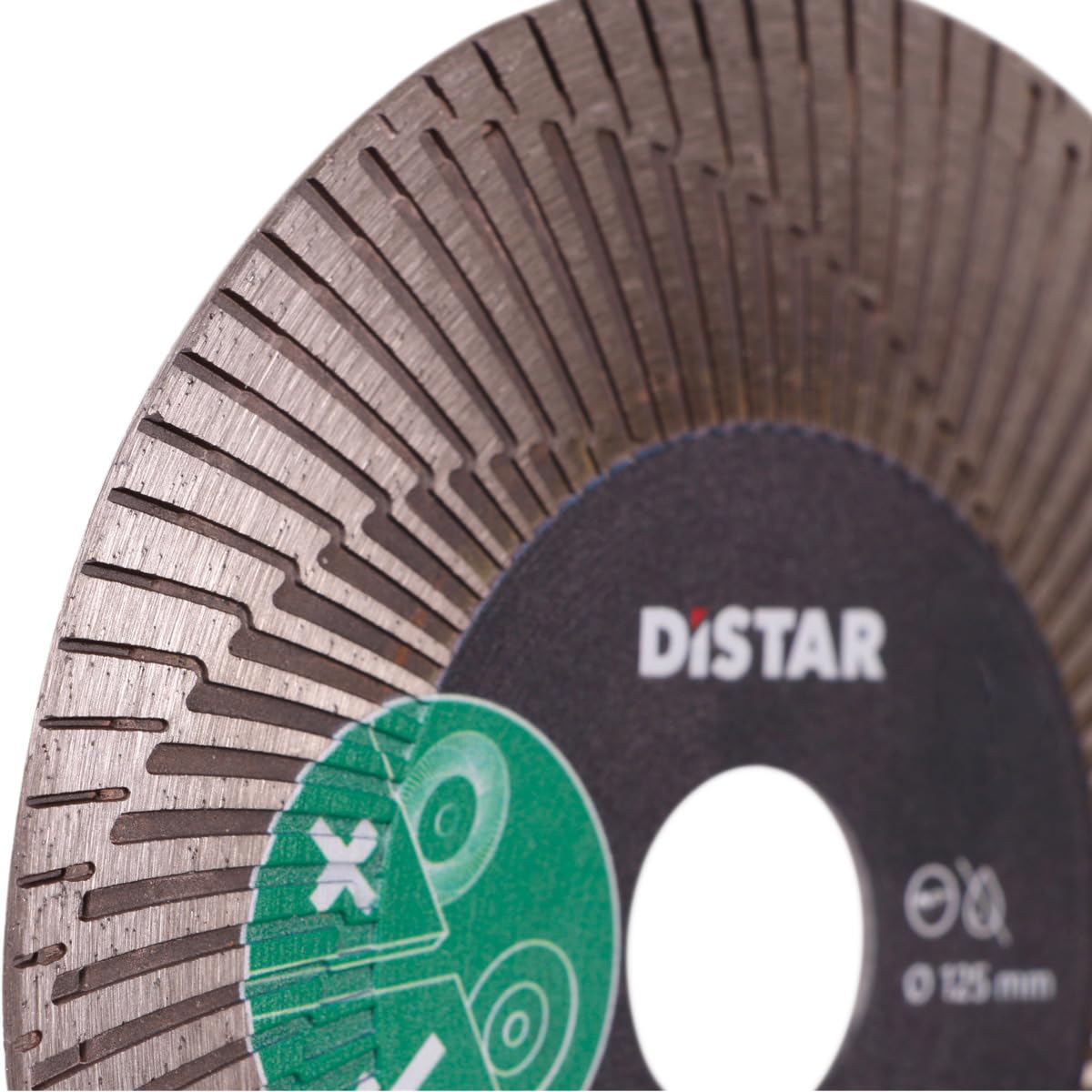 Distar Diamanttrennscheibe 125 mm Galaxy – Fliesenschneider Winkelschleifer Scheibe Feinsteinzeug Keramik Trennscheibe 125x22,23 mm Profi