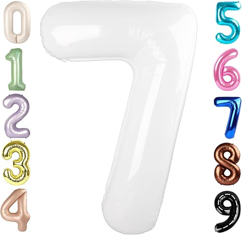 Vista 84 de Globos del números 0 de 40 pulgadas para formar los números 10, 20, 30, 40, 50, 60, 70, 80, 90, 100, para decoración de cumpleaños, bodas, eventos