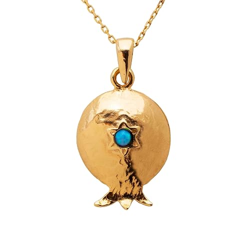 14K Gold Plated Jewish Pomegranate 