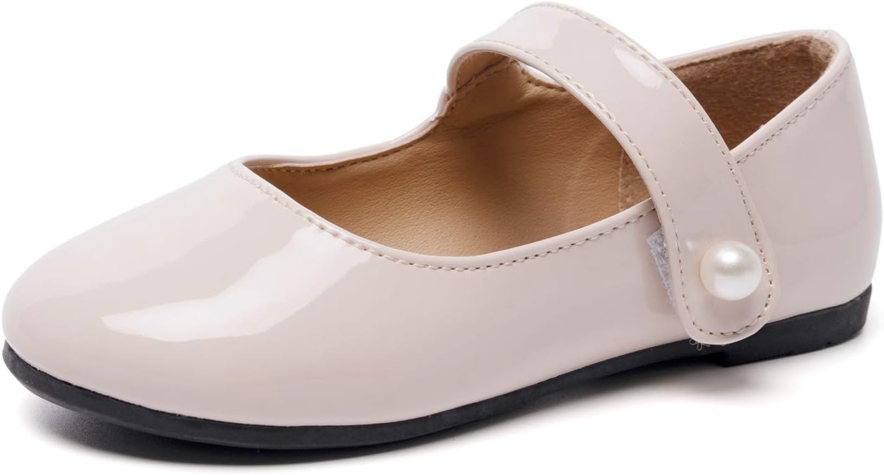 Toddler/Little Girl Mary Jane Dress Shoes Casual Slip on Ballet Flat