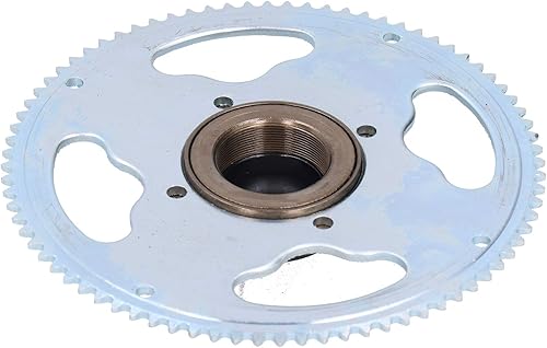 Miniatura 4 de VGEBY Piñón de rueda libre de metal, 25H 80 dientes bielas, piñón de rueda libre de bicicleta para bicicletas eléctricas, casetes de modificación de