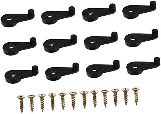 Uonlytech Glass Clip Kit 50 Pcs Glass Clip Window Screen Retainer Clips Screen kit Plastic Mirror Window Glass Retainer