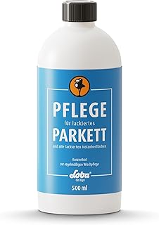 LOBA Parkett-Pflege für Holzböden | 500ml Konzentrat für 50L | Effektive 2in1 Holz-Boden Reinigungspflege | pH-neutral & biologisch abbaubar| Parkett Pflegemittel für Holz & Laminat