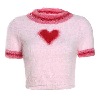 トップス Heart loose knit andmary ANDMARY】Heart loose knit