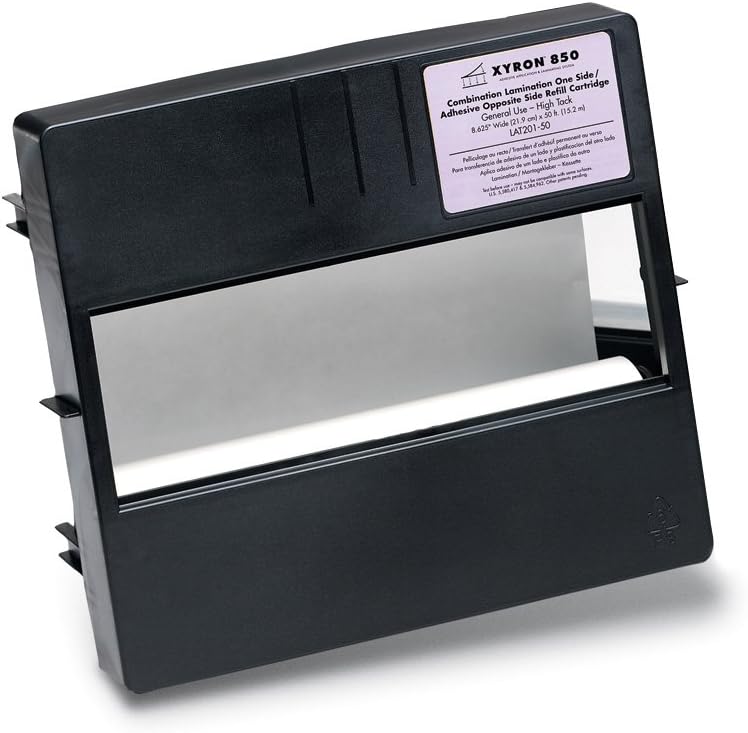 Xyron Laminate/Permanent Adhesive Refill for 850 Creative Station, 8.5" x 50', Lamination Refill-Cartridge (LAT201-50)