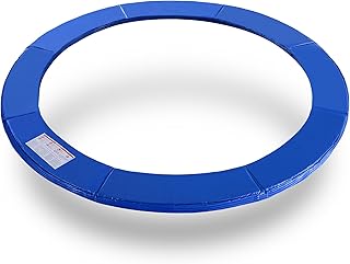 ExacMe Trampoline Pad Replacement 16 15 14 13 12 10 8 Foot, Waterproof Safety Spring Cover Round Frame Pad, No Hole for Pole