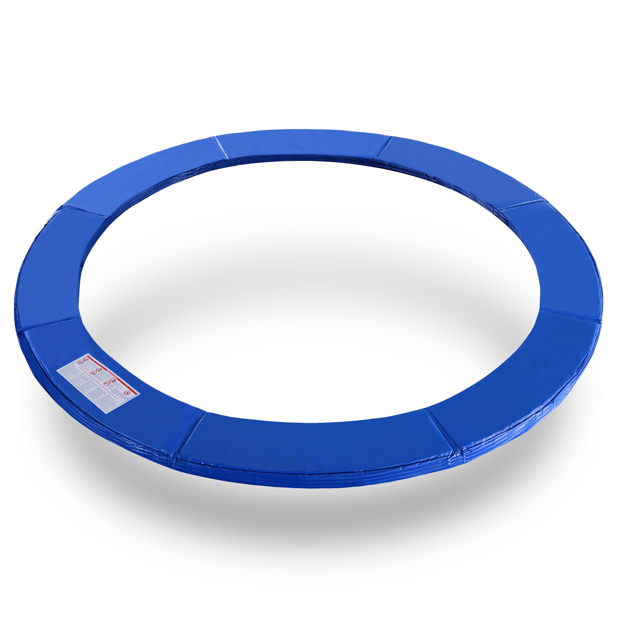 ExacMe Trampoline Pad Replacement 16 15 14 13 12 10 8 Foot, Waterproof Safety Spring Cover Round Frame Pad, No Hole for Pole
