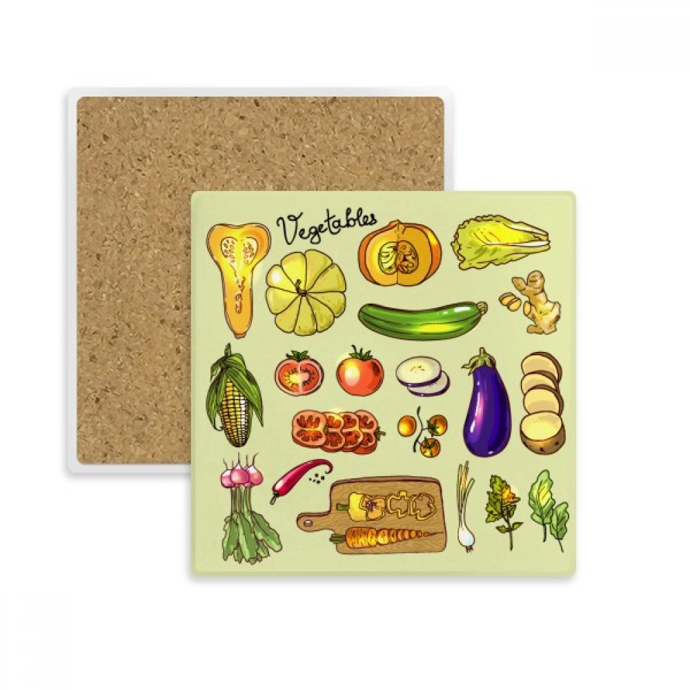 Dessous de verre aubergine et citrouille pour des moments conviviaux