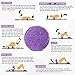 Yes4All High Density Foam Roller for Back, Variety of Sizes & Colors for Yoga, Pilates - Purple - 18 Inches