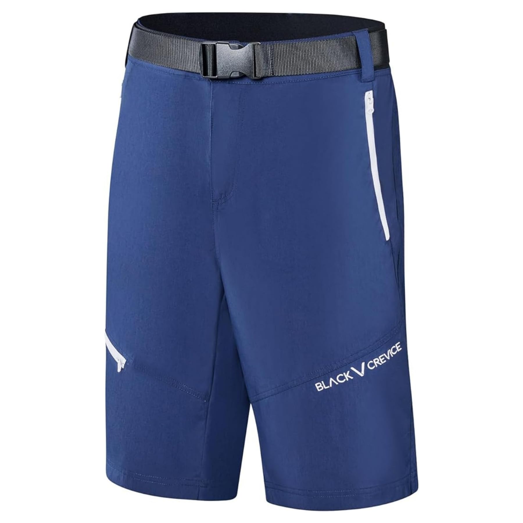 Black Crevice Herren Wander- & Trekkinghose | 96% Nylon & 4% Elasthan | Atmungsaktiv, Wasserabweisend & Schnelltrocknend | Kurze Outdoor Wanderhose Herren