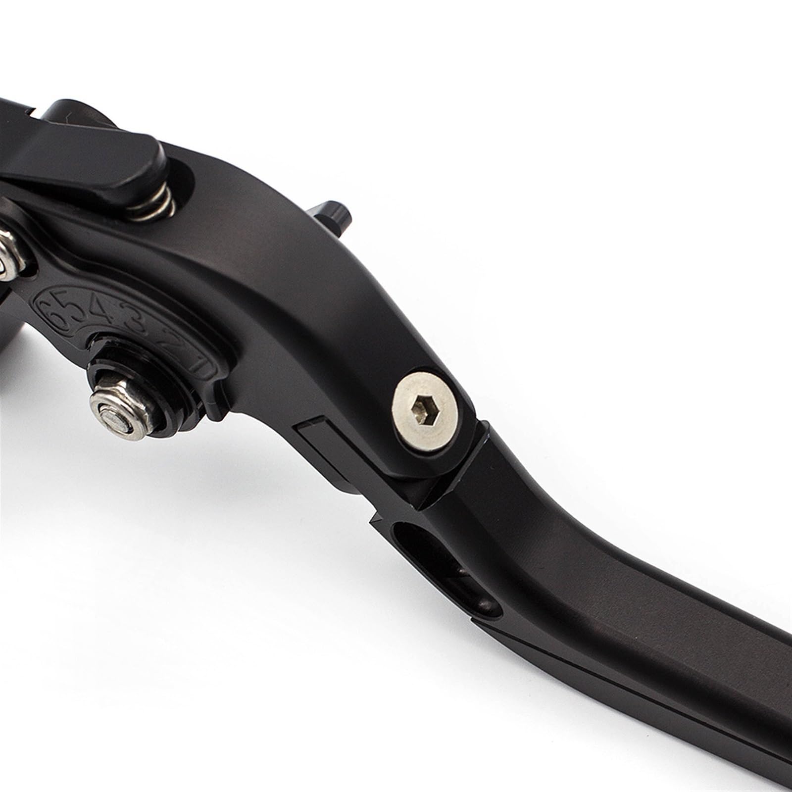 Motocykl CNC Dźwignia Sprzęgła Hamulca Uchwyt Motocykla Przednie Uchwyty Sterujące Akcesoria Dla Yamaha MT125 2014 2021 (Color : Fold Extend Sliver)