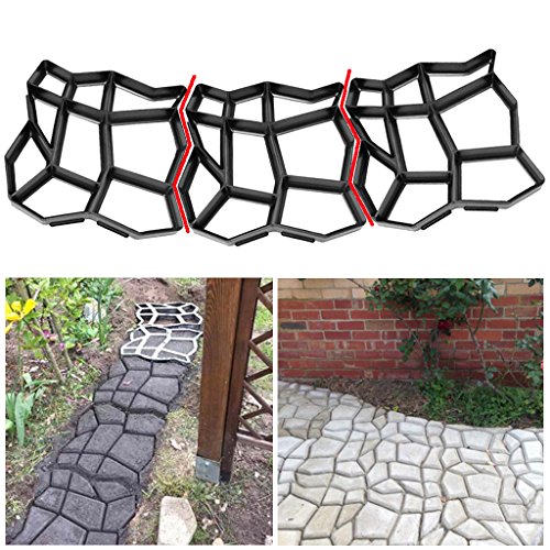 Moule pour pavés contre la boue du chemin de béton extérieur