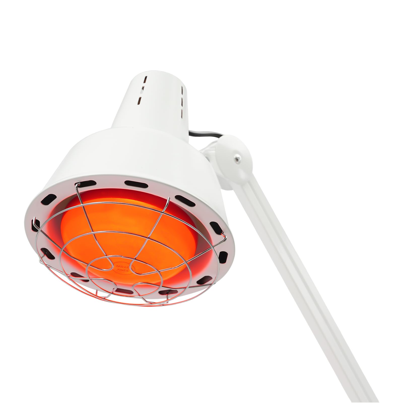 275W Infrarotlampe Rotlicht Wärmelampe Klemme Hitze Therapie Wärmelampe Physiotherapie Schmerzlinderung E27 für Behandlung