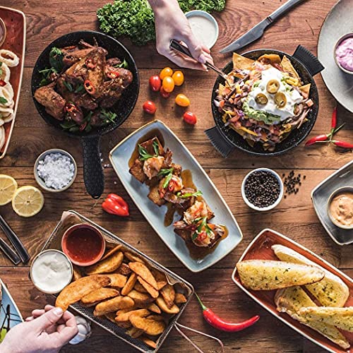 Silicone Hot Handle Holders Cover 4 Pack Cast Iron Skillet Handle Cover Pot Handle Holder Sleeve Non-Slip Heat Resistant Removable Potholder For Metal ​Frying Pans Aluminum Cookware Handles (Black) #TOP7