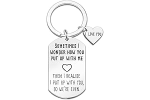 Husband Wife Keychain Set Anniversary Birthday Gifts