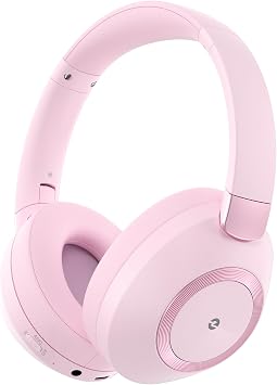 Active Noise Cancelling Headphones, 100H Playtime Headphone Wireless Bluetooth, Bluetooth Headphone with Microphone, Over Ear Wireless Headphones with Deep Bass,Fast Charging for Travel