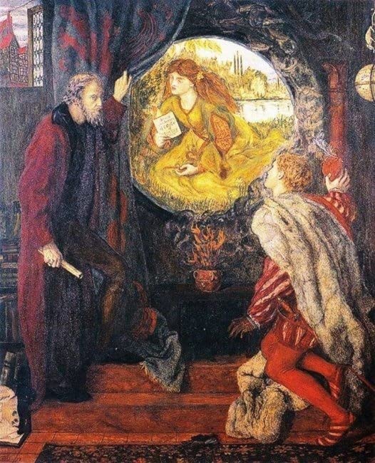Toile abstraite Lucy Madox Rossetti habiller grand mur salon