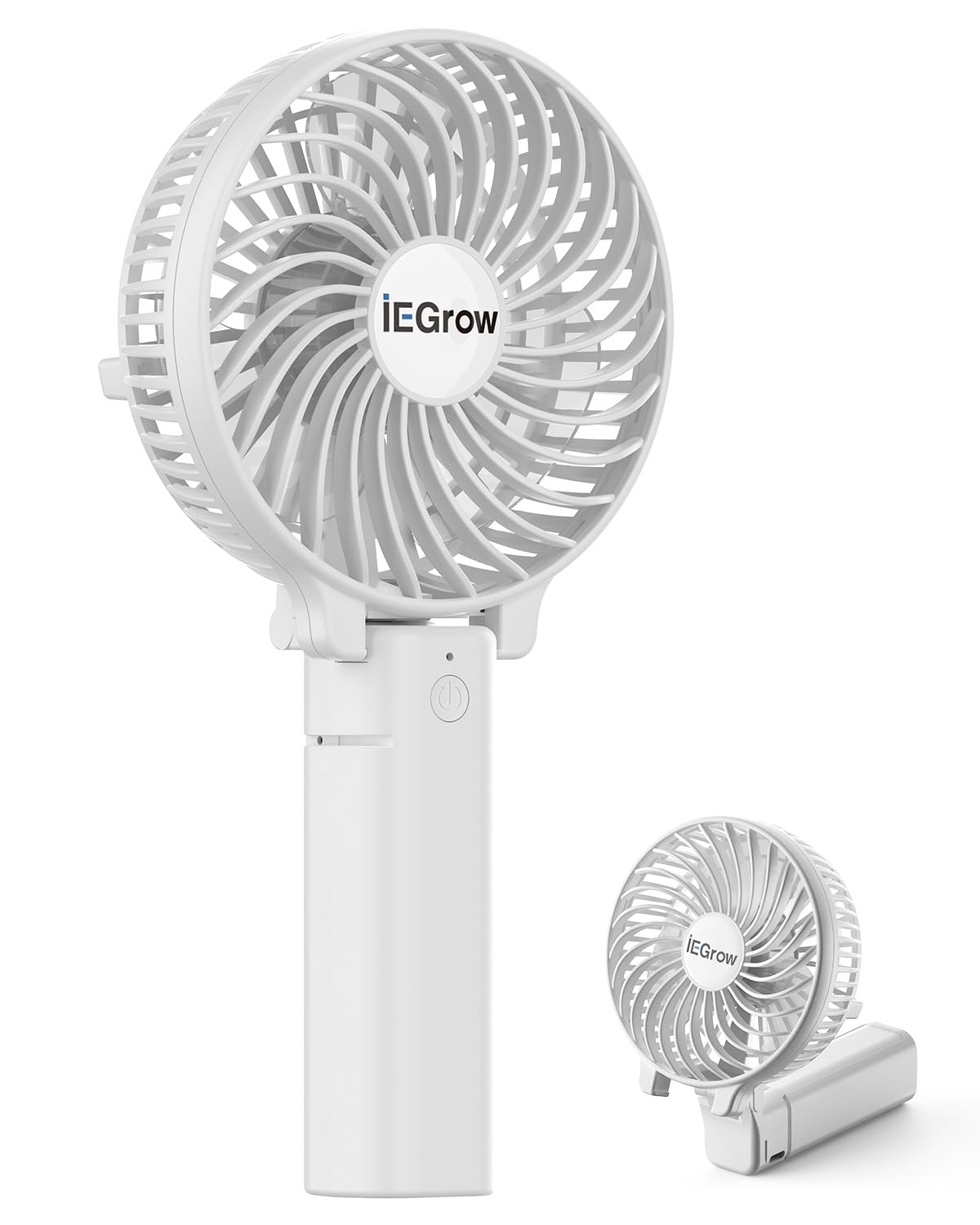 iEGrow Mini-USB-Ventilator, leise, mit Akku, farbig