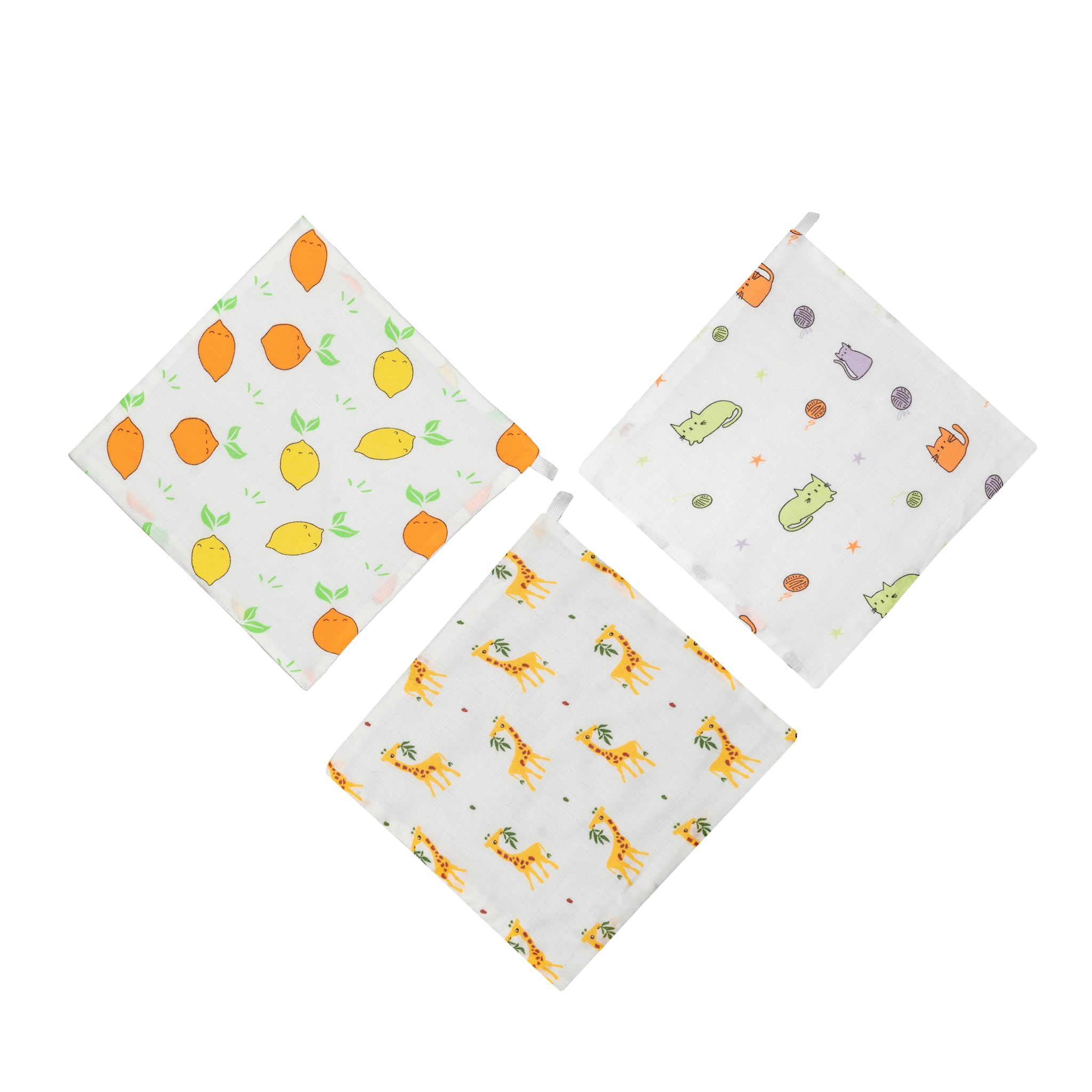 Muslin Baby Wipes | Ultra-Soft, Reusable & Washable Cotton Wipes | Gentle & Safe for Newborns, Infants & Toddlers | Multipurpose Baby Washcloths for Sensitive Skin (Combo of 3)(27 x 27 cm)-image-37