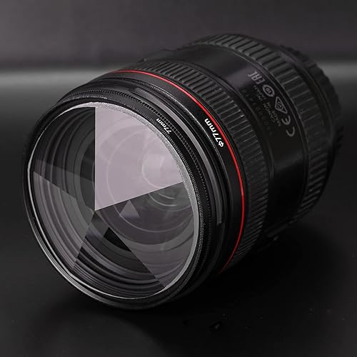 Miniatura 8 de Andoer Prisma de vidrio caleidoscopio, cámara de prisma de caleidoscopio de 3.031 in, filtro de vidrio, número variable de sujetos, accesorios de