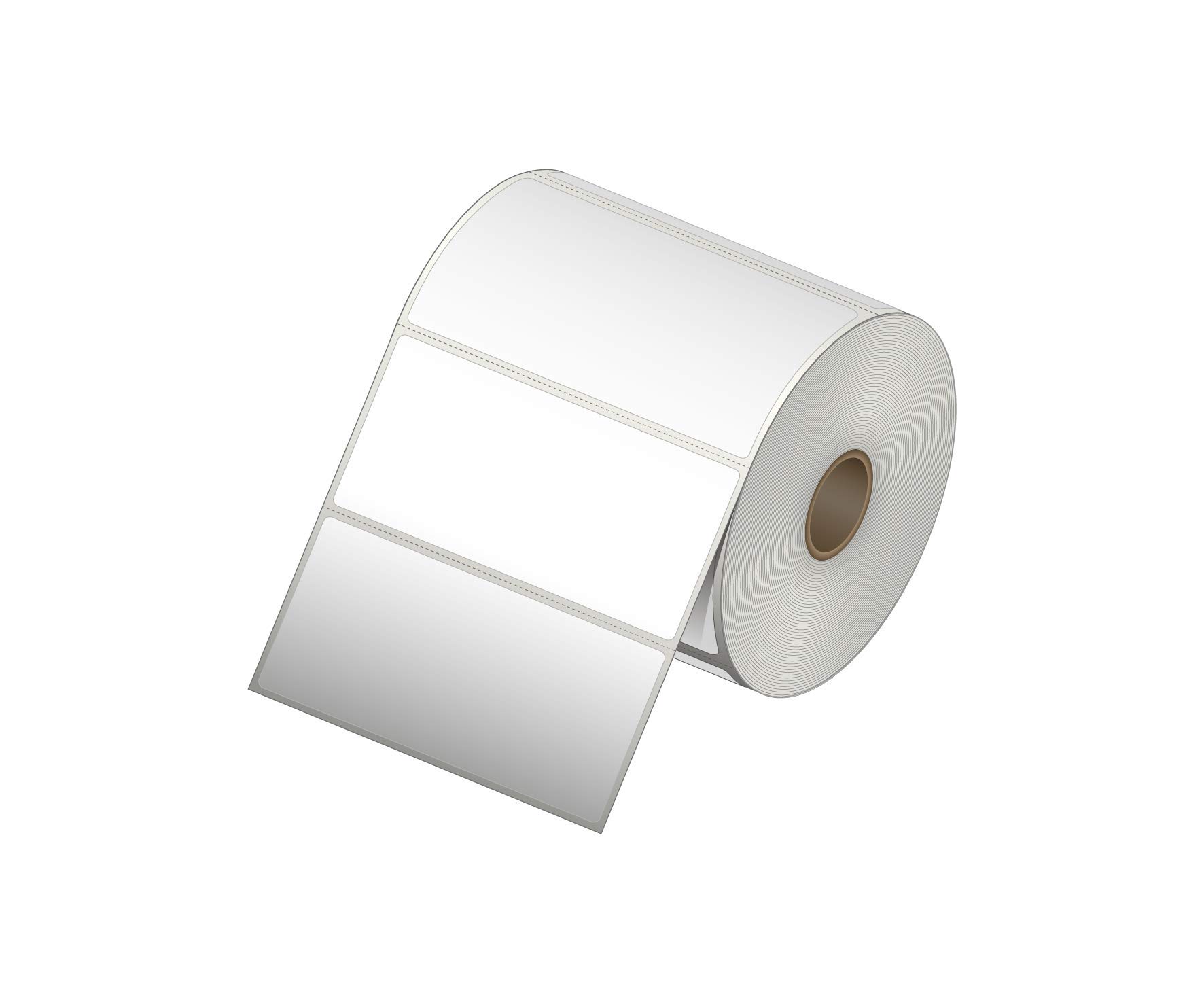 4" x 2" Thermal Labels | 4 Rolls | 3040 Labels | fits Zebra, Munbyn, Rollo, Godex, Arkscan, iDPRT, Offnova Thermal Label Printers and More | Blank White Adhesive Stickers