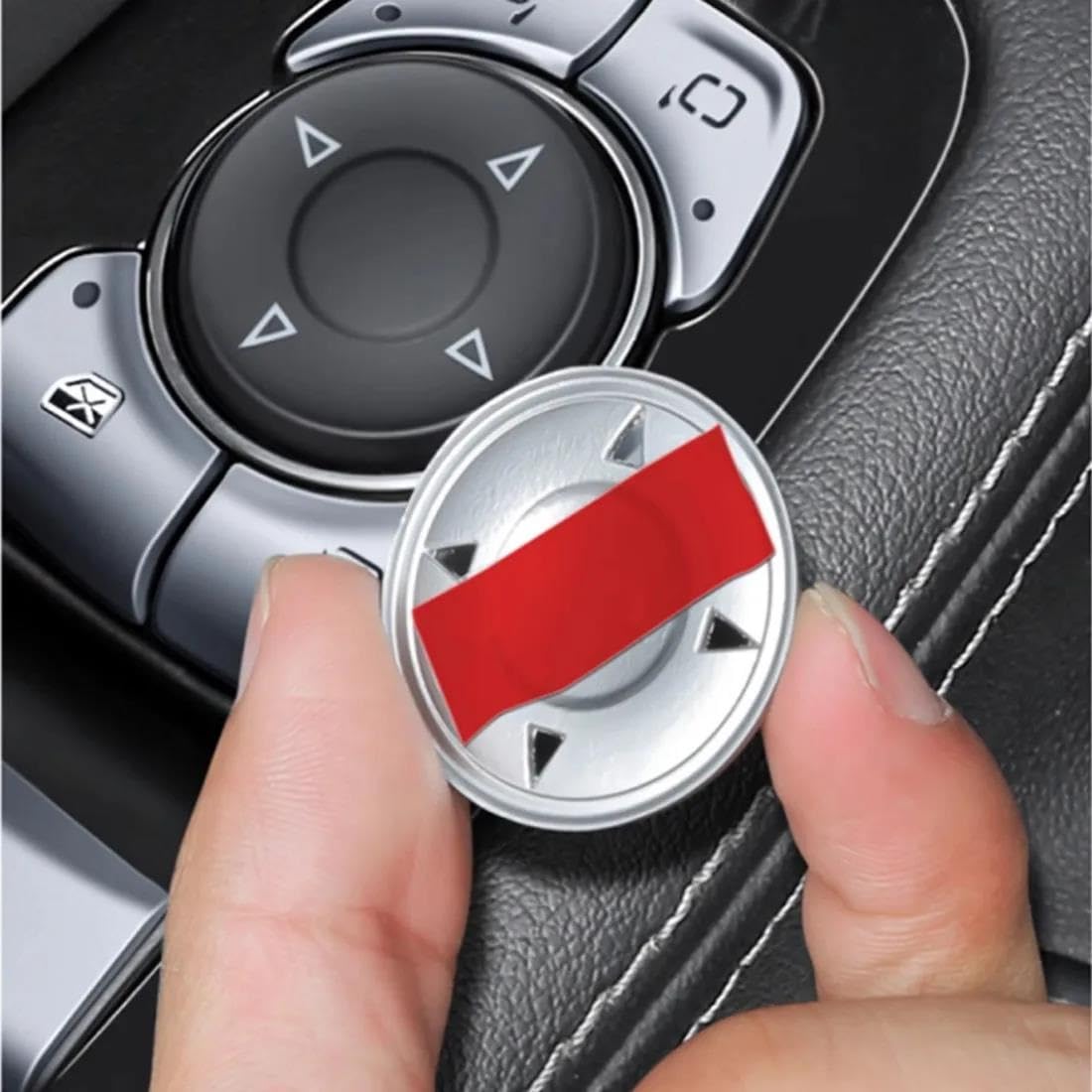 SKINII Decorazione Interni per Cadillac XT4 XT5 XT6 CT5 Finestra di Automobile Vetri Ascensore Pulsante Copertura Trim Adesivi per Interni 12 Pz/Set Modanatura Interni