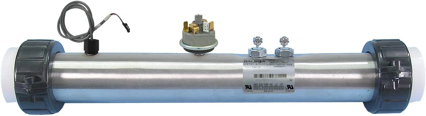 Balboa Water Group 53349 FloThru Heater with Pressure Switch and Temperature Sensor