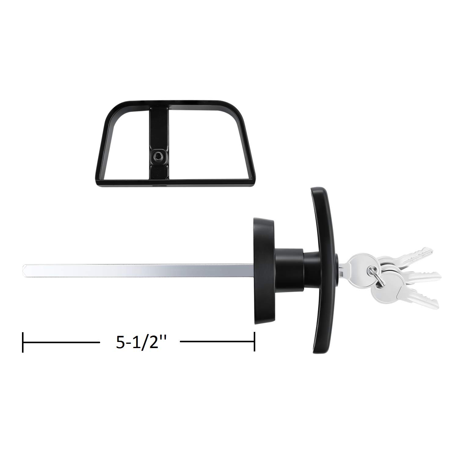 QANVEE Shed Door Latch THandle Lock Kit