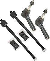 Vista 87 de TRQ Juego de varillas de acoplamiento delanteras interiores y exteriores, 4 piezas, compatibles con Infiniti G35 03-09 Nissan 350Z 2003-2007