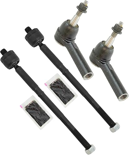 Miniatura 88 de TRQ Juego de varillas de acoplamiento delanteras interiores y exteriores, 4 piezas, compatibles con Toyota C-HR 2018-2021