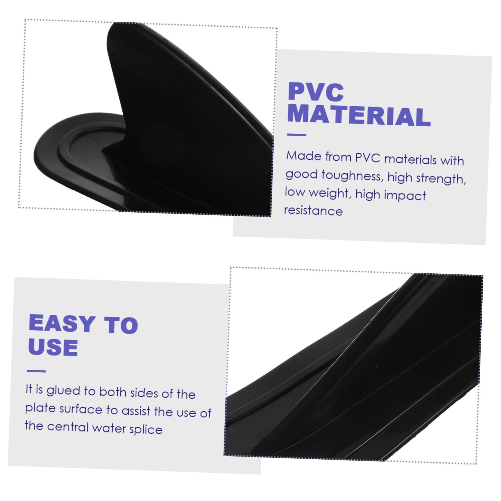 HANABASS Aleta De Desmontable para Tabla De Surf Inflable De Estabilidad Y Mejoradas Compatible Tablas De Paddle Surf Fabricada Material Duradero