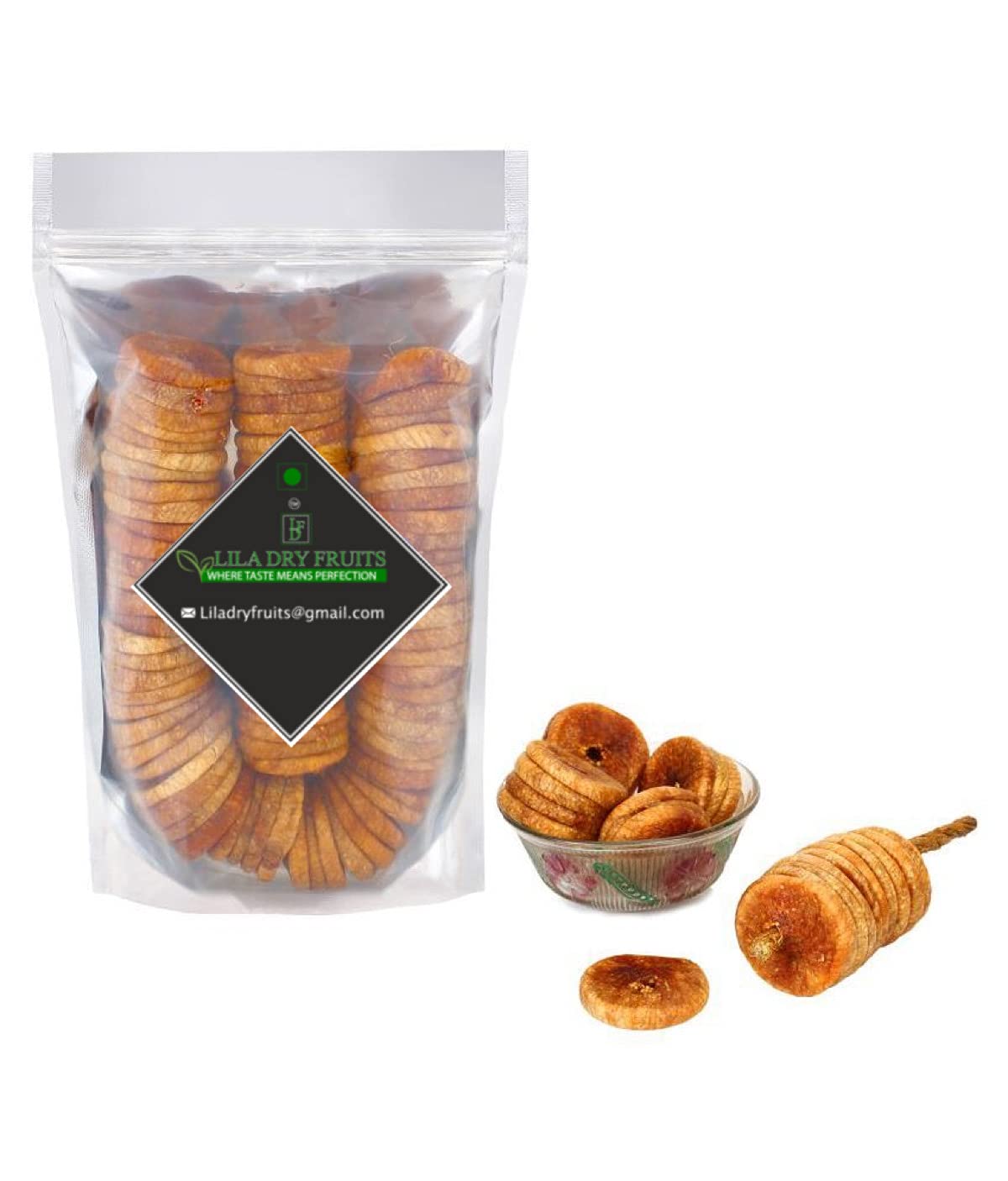 LILA DRY FRUITS Natural Dried Anjeer 500 g | Dry Fig for Healthy Snacking, Dieting & Breakfast | Rich Source of Fibre Calcium And Iron | High In Minerals | Anjir Dry Fruits Perfect for Giftings - Image 2 thumbnail