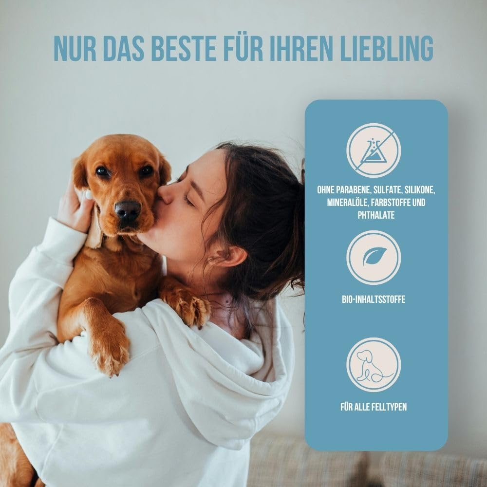 Hundeparfüm Tropical Bliss mit Kokosduft, 300 ml | Tails of Glory: natürliches und veganes Hundespray für frischen Duft und weiches Fell.