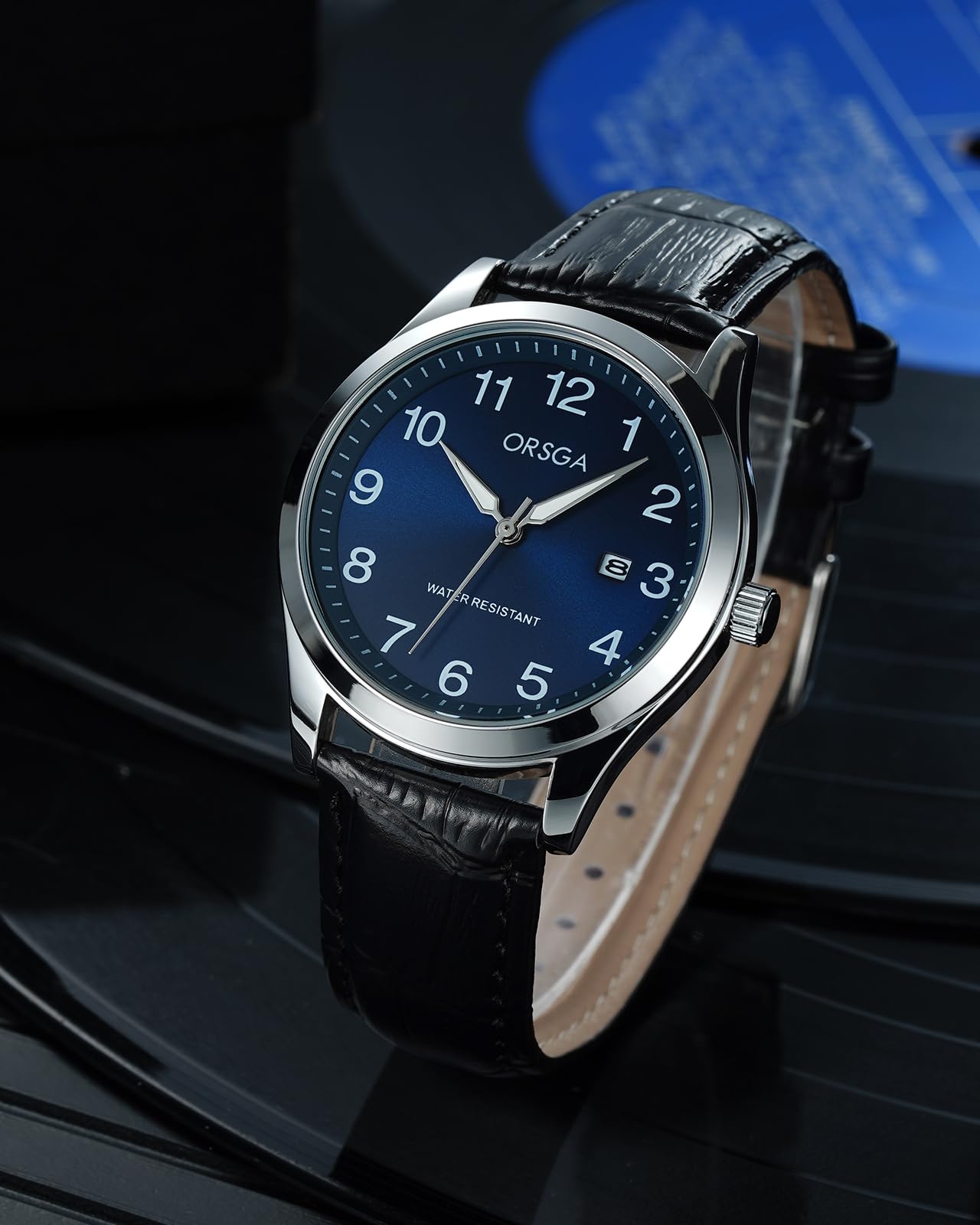 CIVO Orologio Uomo Acciaio Analogico Orologio da Polso Elegante Data Impermeable Luminoso Orologio da Uomo Classico Business Quarzo Orologi, Regalo Uomo