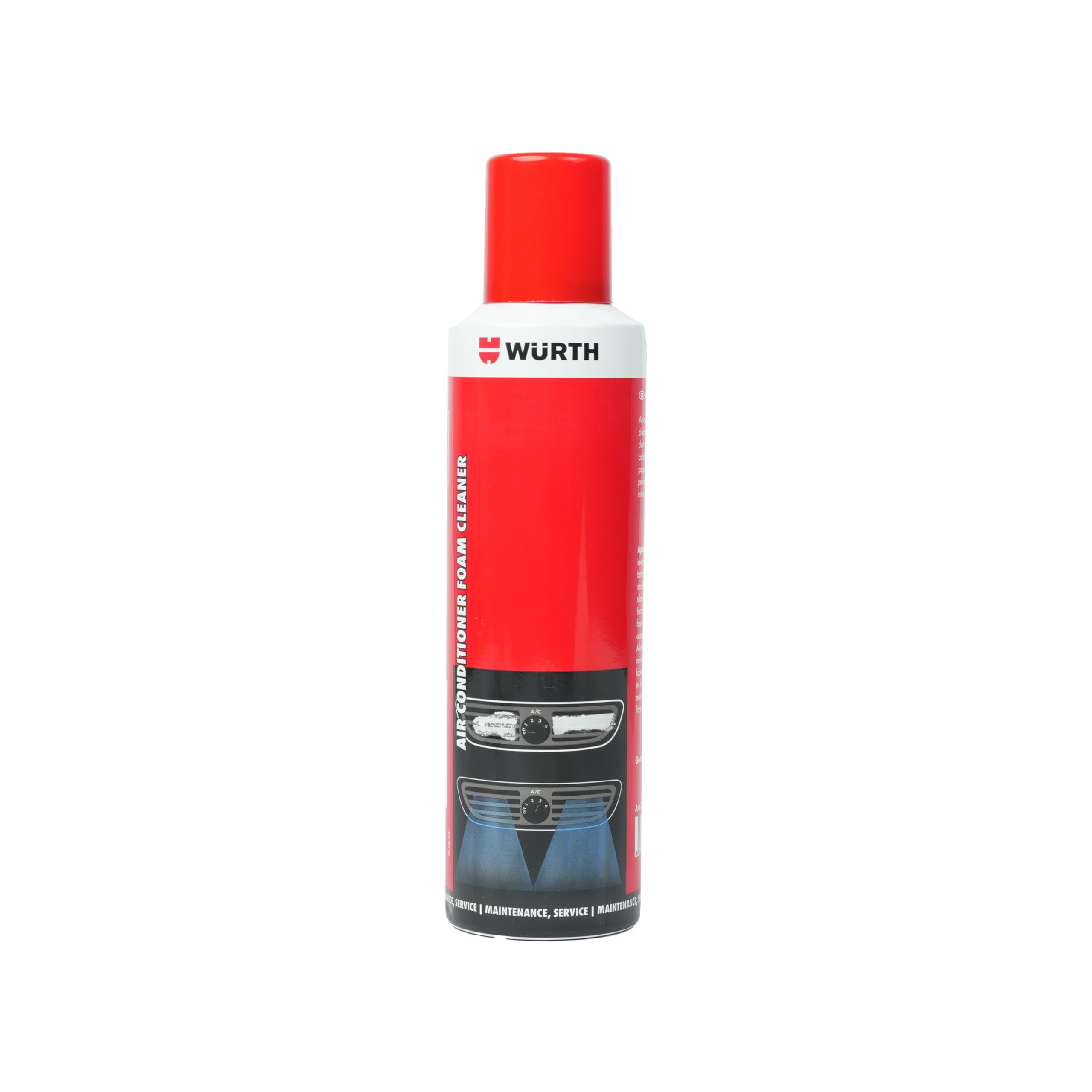 Wuerth AIR Conditioner System Cleaner A/C 0893764310045 1 Air Flow Sensor Cleaner (300 ml, Strawberry Red)-image-36