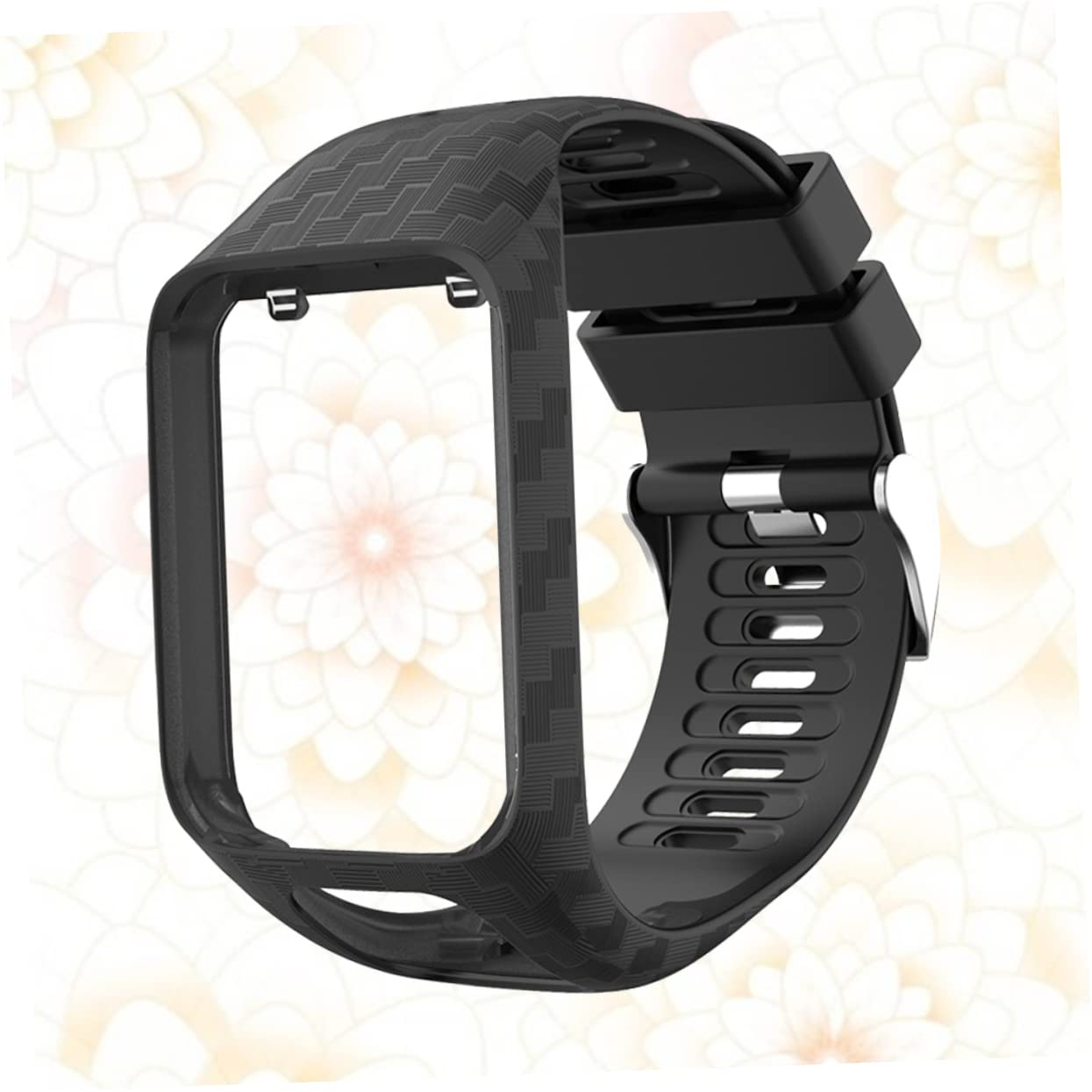 Artibetter 3piezas Correa De Reloj De Silicona Premium Para Reemplazo De Banda De Reloj Negro