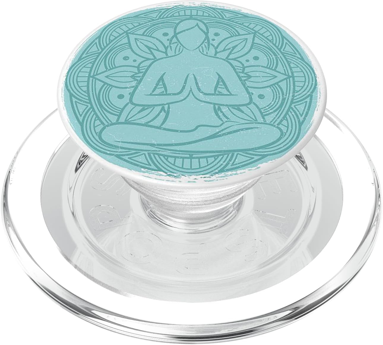 Yoga Relaxation Yoga Accessories Yoga Pop Socket Yoga Teal PopSockets MagSafe PopGrip for iPhone